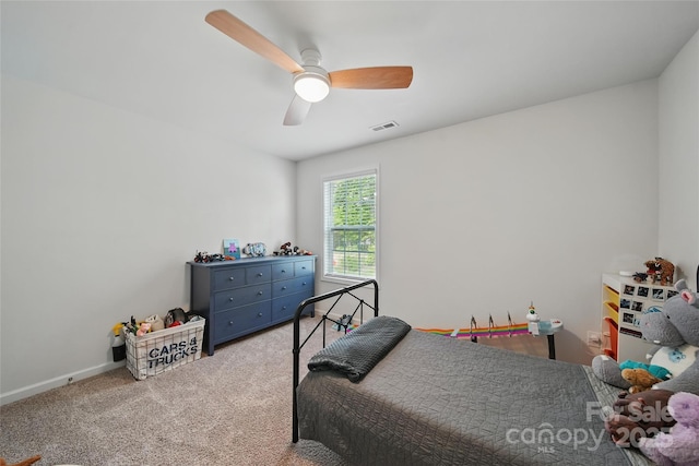 2034 Houle Ln, Charlotte, NC 28214 - bedroom with carpet, a ceiling fan, and baseboards