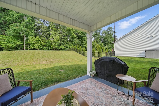 2034 Houle Ln, Charlotte, NC 28214 - view of patio with grilling area