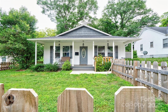 812 Kings Rd, Shelby, NC 28150 - bungalow featuring covered porch and board and batten siding