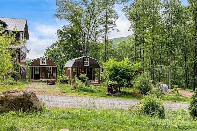 43 Dillingham Estates Trl, Swannanoa, NC 28778 - view of yard featuring an outdoor structure