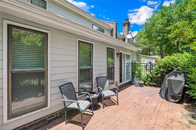 7528 Red Oak Ln, Charlotte, NC 28226 - view of patio / terrace featuring a grill