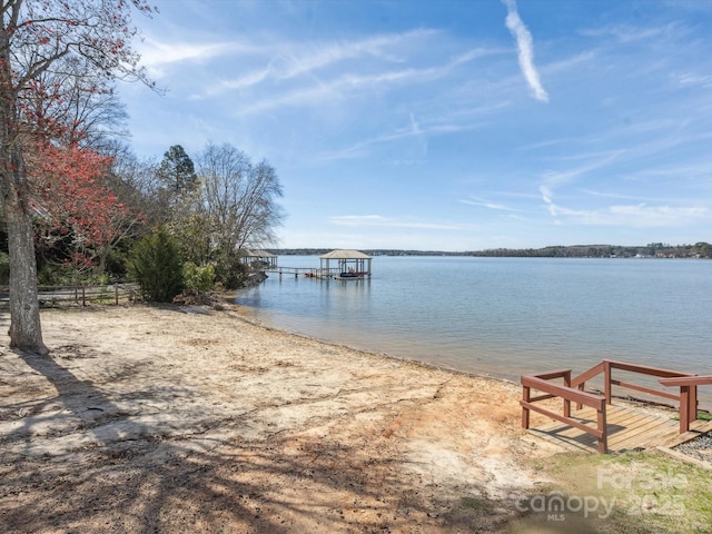 714 Deerbrook Ln, Tega Cay, SC 29708 - dock area featuring a water view