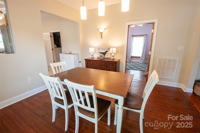 505 S Eastway Dr, Troutman, NC 28166 - dining room with dark wood-type flooring