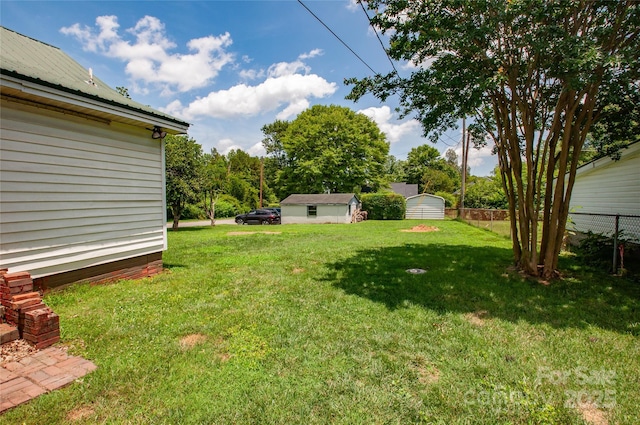 505 S Eastway Dr, Troutman, NC 28166 - view of yard featuring a shed