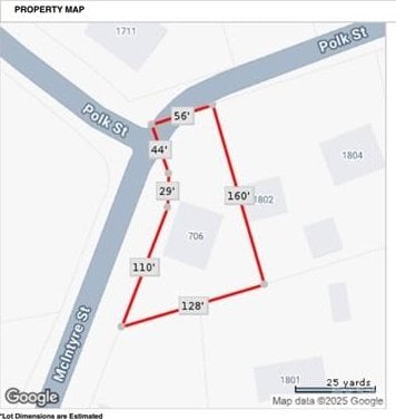 706 Mcintyre St, Monroe, NC 28110 - map / location of property area