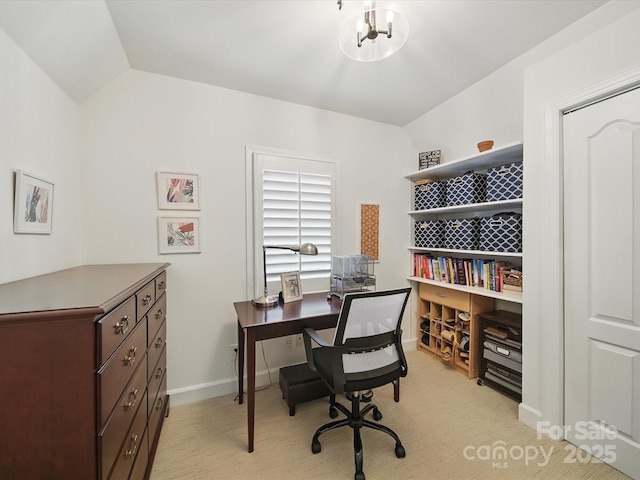 4644 Snow Dr, Harrisburg, NC 28075 - office space featuring baseboards and lofted ceiling