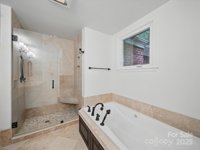 4644 Snow Dr, Harrisburg, NC 28075 - full bath with a bath and a shower stall