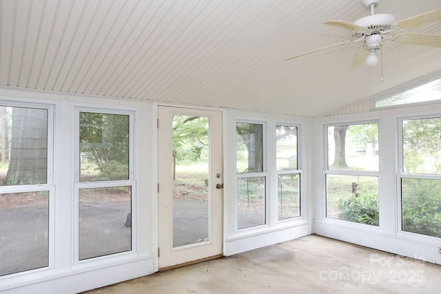 1270 N Enochville Ave, China Grove, NC 28023 - unfurnished sunroom with lofted ceiling, healthy amount of natural light, and wood ceiling
