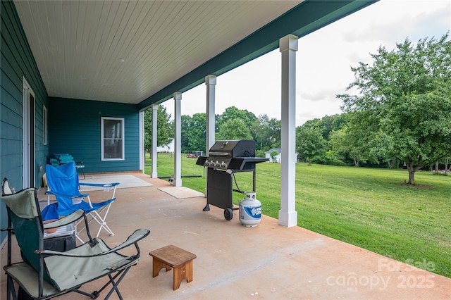 3103 Richview Dr, Crouse, NC 28033 - view of patio / terrace with grilling area