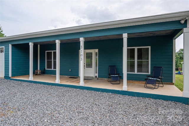 3103 Richview Dr, Crouse, NC 28033 - rear view of property with covered porch