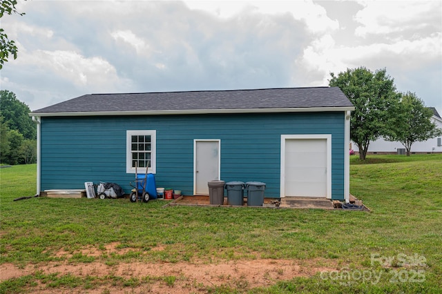 3103 Richview Dr, Crouse, NC 28033 - rear view of house featuring a yard and roof with shingles