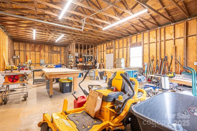 3103 Richview Dr, Crouse, NC 28033 - garage with a workshop area