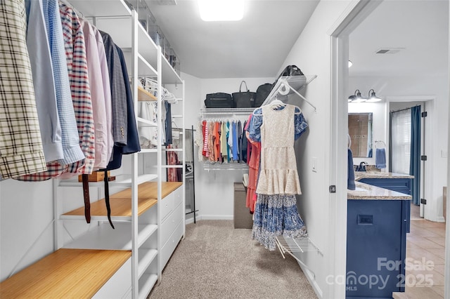 15737 Agincourt Dr, Huntersville, NC 28078 - walk in closet with a sink