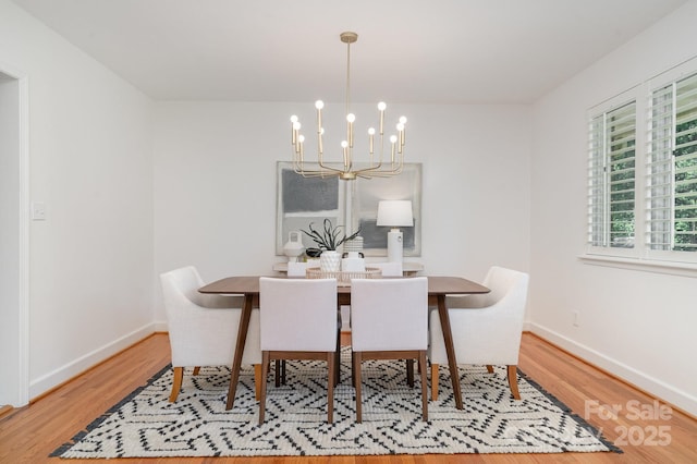 5424 Doncaster Dr, Charlotte, NC 28211 - dining space with a chandelier and wood finished floors