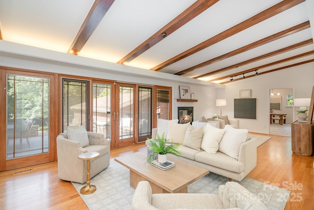 5424 Doncaster Dr, Charlotte, NC 28211 - living room with light wood-type flooring and a glass covered fireplace