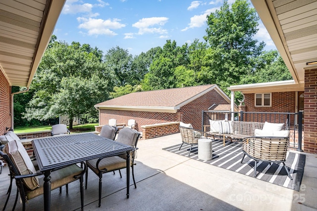 5424 Doncaster Dr, Charlotte, NC 28211 - view of patio featuring outdoor dining area