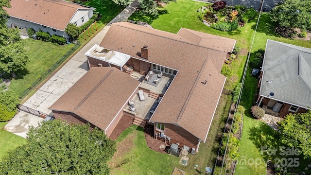 5424 Doncaster Dr, Charlotte, NC 28211 - aerial view of property and surrounding area