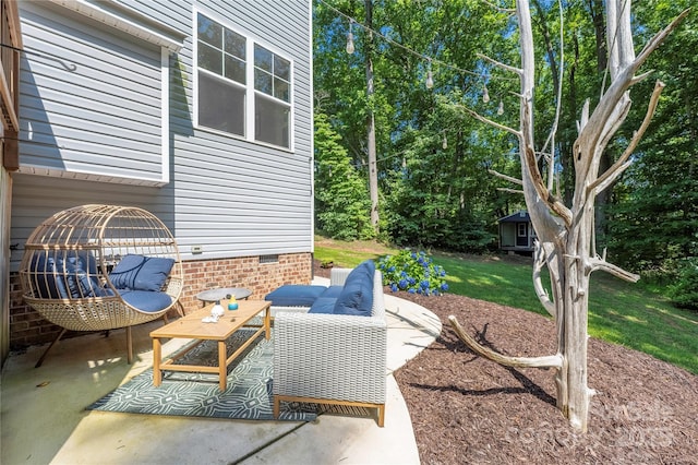 3902 Mcgee Point Rd, Terrell, NC 28682 - view of patio / terrace with outdoor lounge area