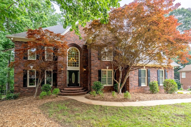 4672 Snow Dr, Harrisburg, NC 28075 - view of front facade featuring brick siding