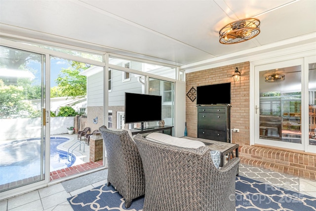 4200 Tyndale Ave, Charlotte, NC 28210 - sunroom / solarium featuring healthy amount of natural light