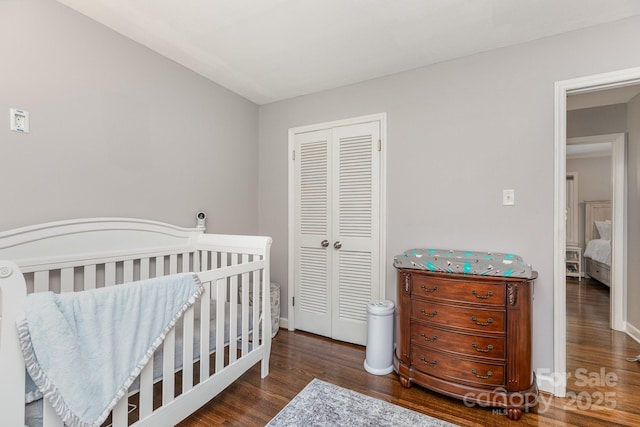 4200 Tyndale Ave, Charlotte, NC 28210 - bedroom with a closet and wood finished floors