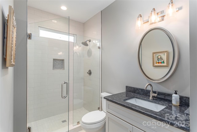 24 Herron View Ln, Weaverville, NC 28787 - full bathroom featuring vanity and a shower stall