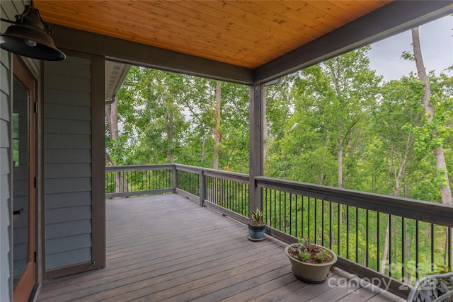 24 Herron View Ln, Weaverville, NC 28787 - view of wooden terrace