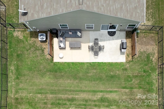 7328 Strawberry Fields Ln, Charlotte, NC 28278 - view from above of property
