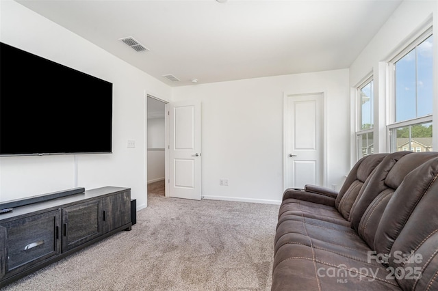 11116 Godwit Ln, Charlotte, NC 28278 - living room featuring light colored carpet and baseboards