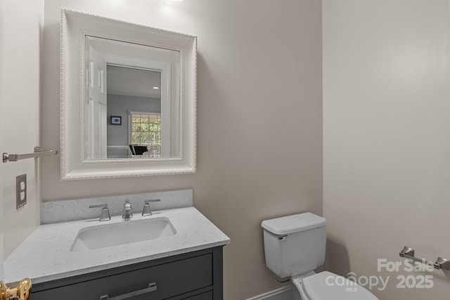 9717 Waterton Ct, Huntersville, NC 28078 - half bath with toilet and vanity