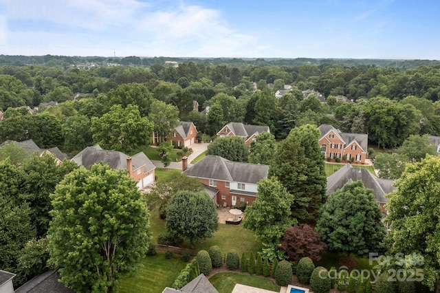 9717 Waterton Ct, Huntersville, NC 28078 - bird's eye view of a forest