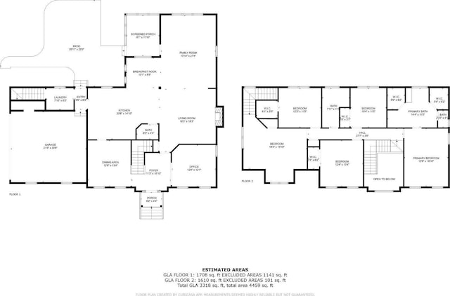 9717 Waterton Ct, Huntersville, NC 28078 - floor plan / room layout