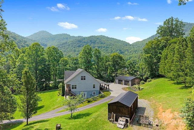 491 Paint Fork Rd, Barnardsville, NC 28709 - mountain view with a forest