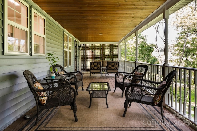 34 Edwards St, Asheville, NC 28806 - sunroom with an outdoor living space