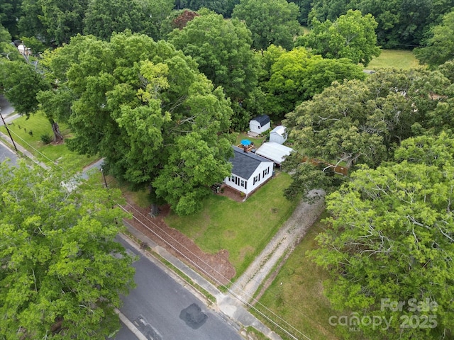 206 Charlotte St, York, SC 29745 - view of subject property with a forest