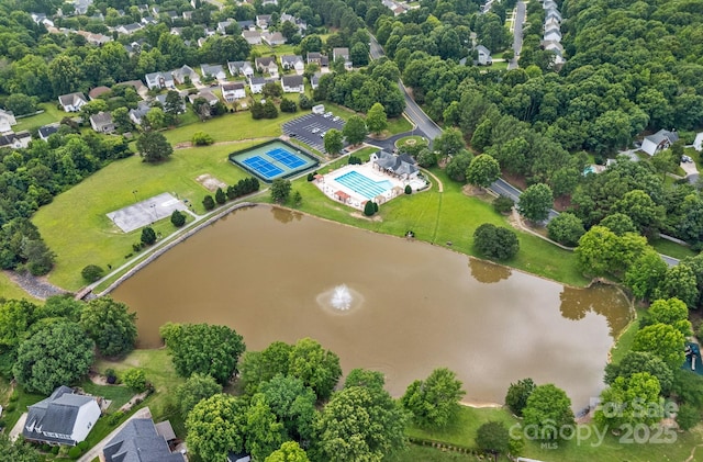 3830 Waters Reach Ln, Indian Trail, NC 28079 - aerial view of a large body of water