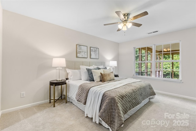 3008 Cornflower Ln, Indian Trail, NC 28079 - bedroom with carpet and a ceiling fan