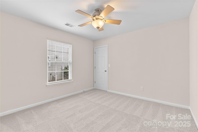 3008 Cornflower Ln, Indian Trail, NC 28079 - unfurnished room with light carpet and a ceiling fan