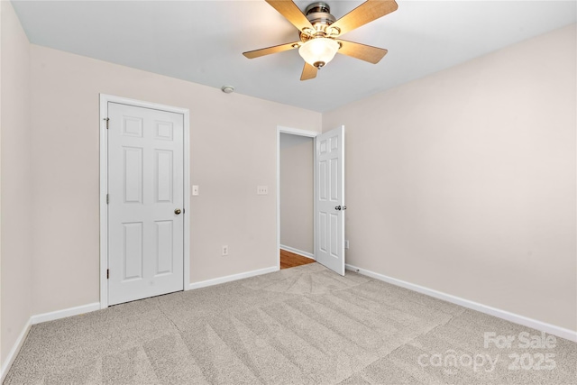 3008 Cornflower Ln, Indian Trail, NC 28079 - unfurnished bedroom with carpet and ceiling fan