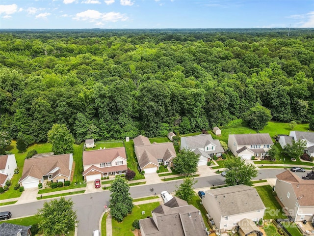 3008 Cornflower Ln, Indian Trail, NC 28079 - aerial view of residential area featuring a heavily wooded area