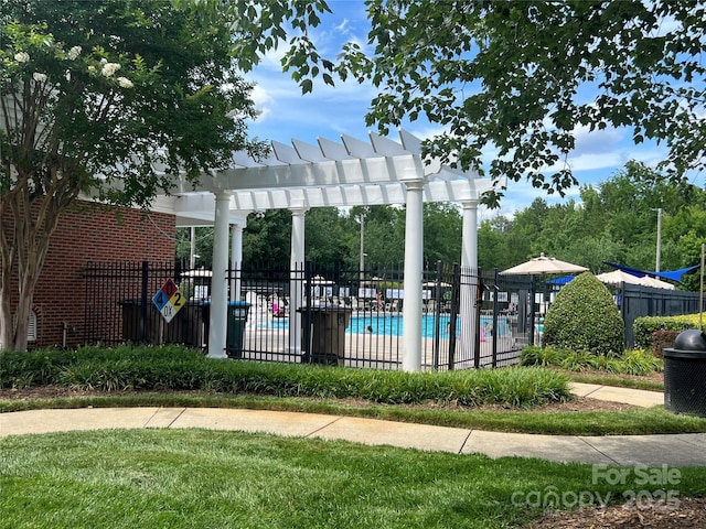 3008 Cornflower Ln, Indian Trail, NC 28079 - community pool with a pergola