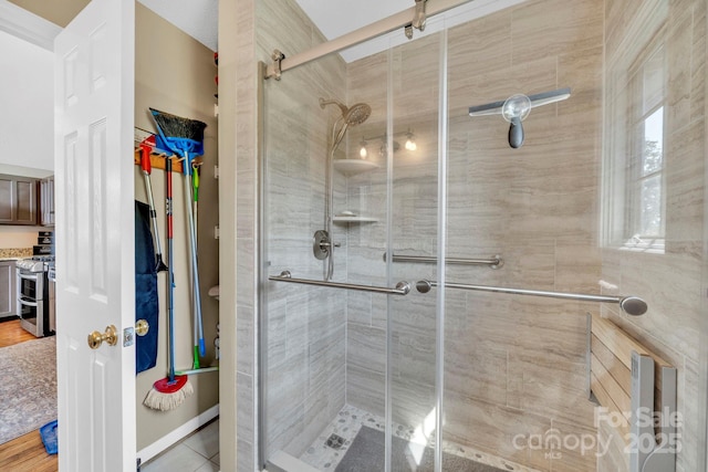 540 Upper Paw Paw Rd, Marshall, NC 28753 - full bath with a shower stall