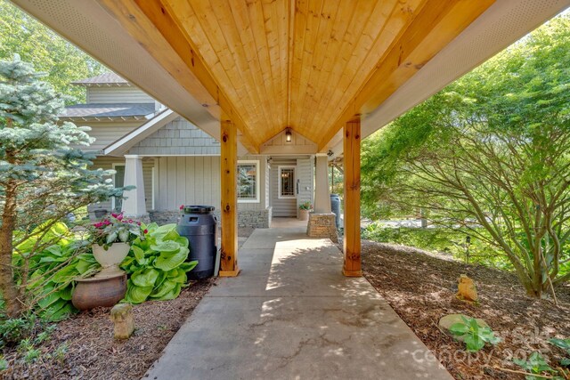 540 Upper Paw Paw Rd, Marshall, NC 28753 - view of covered porch