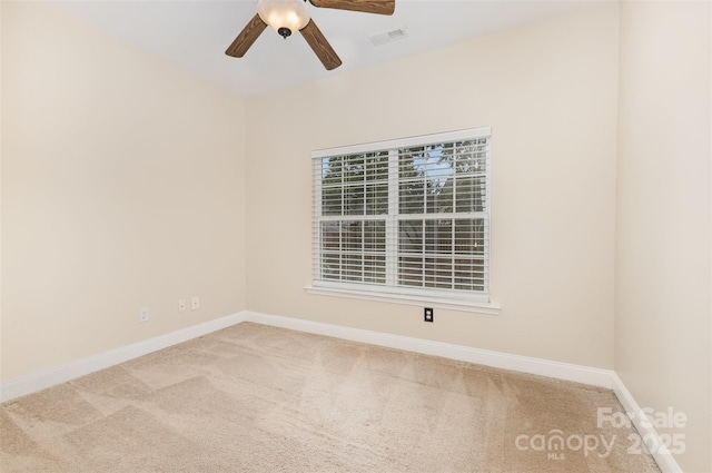 237 Lylic Woods Dr, Fort Mill, SC 29715 - empty room featuring carpet flooring, baseboards, and ceiling fan
