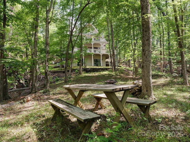 43 Hungryneck Hollow Ln, Saluda, NC 28773 - view of property's community with a wooded view