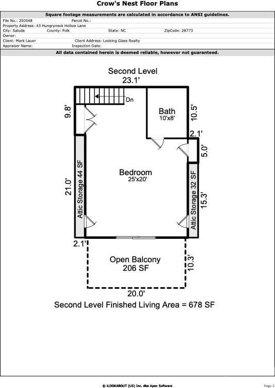 43 Hungryneck Hollow Ln, Saluda, NC 28773 - property floor plan
