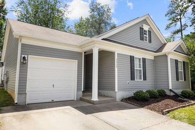 7315 Gasper Ln, Fort Mill, SC 29707 - view of front of property featuring driveway, a garage, and roof with shingles
