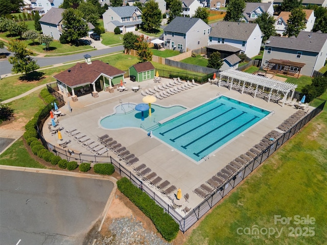 6156 Kilchurn Dr, Fort Mill, SC 29707 - view of swimming pool with a residential view