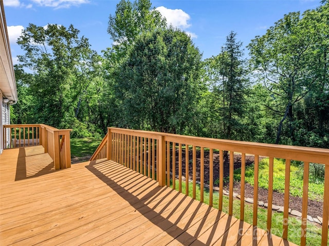 2941 Nix Creek Rd, Marion, NC 28752 - view of wooden deck