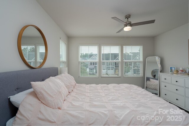 154 Stella Ln Unit A, Troutman, NC 28166 - bedroom featuring ceiling fan